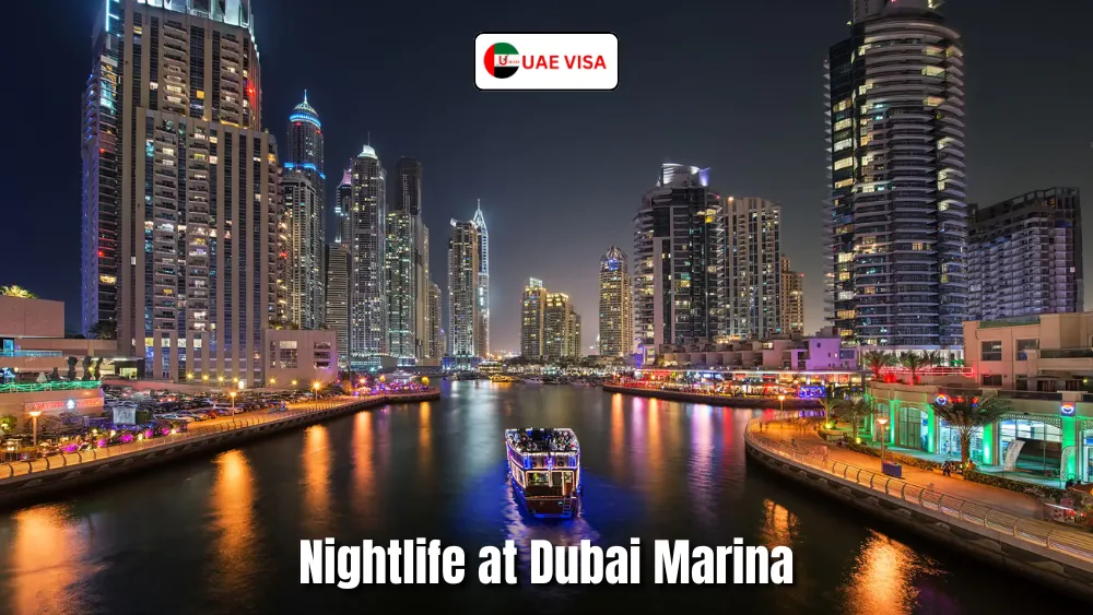 Nightlife at Dubai Marina